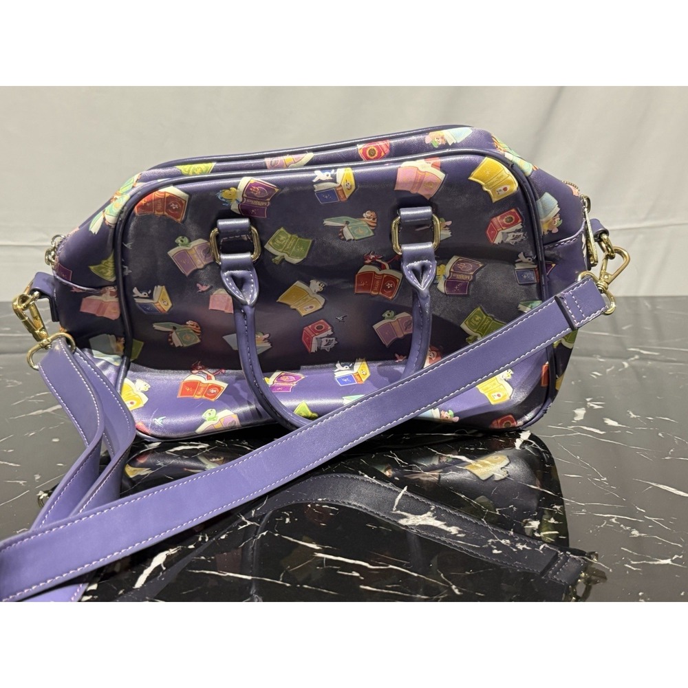 Disney Loungefly Princess Storybook w/ Animal Sidekicks Crossbody Bowler Bag - Picture 3 of 8